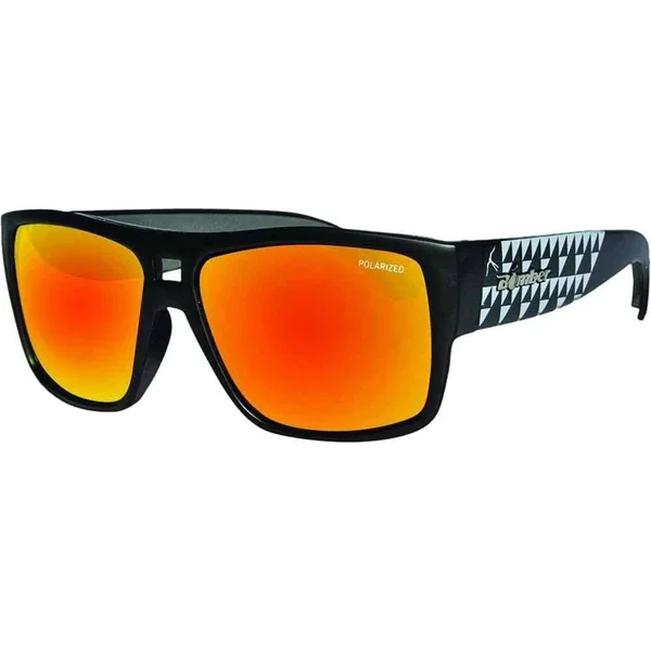 Bomber Irie Bomb Polarized Sunglasses Matte Black/Red Mirror