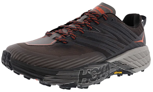 Hoka One One Men's Speedgoat (Wide) 4 Dark Gull Grey-Anthracite, 10