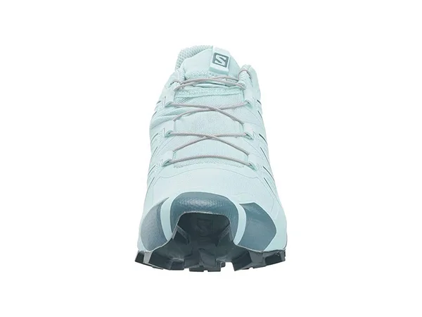Salomon Women's Speedcross 5 Shoe 7.5 - Icy Morn/Hydro/Green Gables