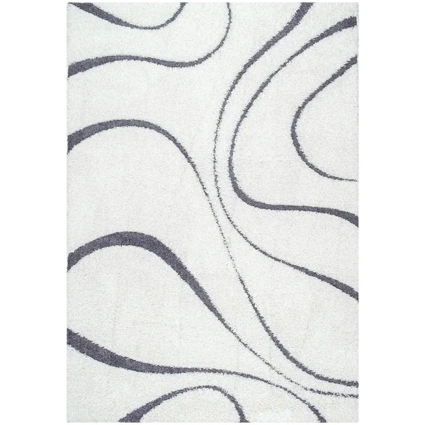 nuLOOM Caroyln Area Rug - Size: 5& 3 inch x 7& 6 inch, Beige