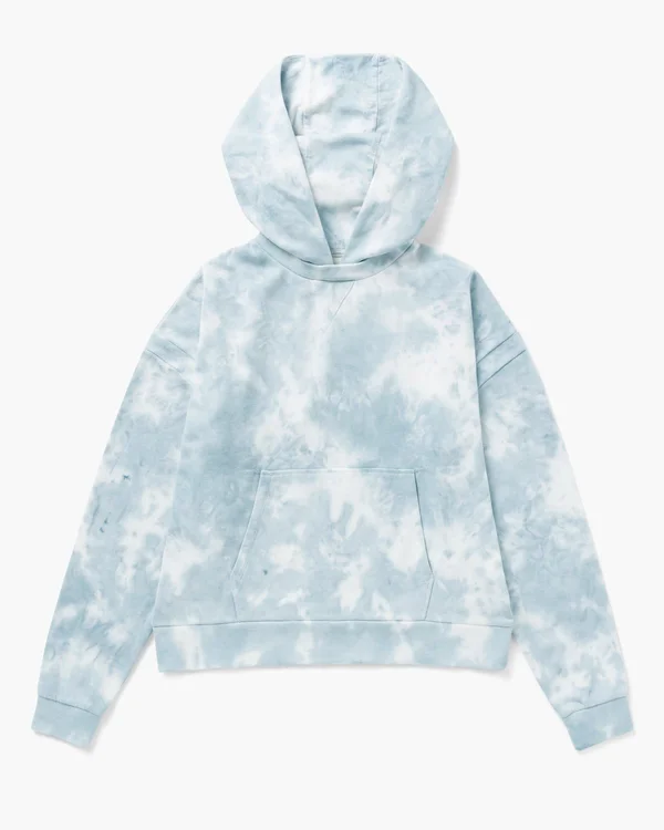 Richer Poorer - Recycled Fleece Hoodie - Blue Mirage Large