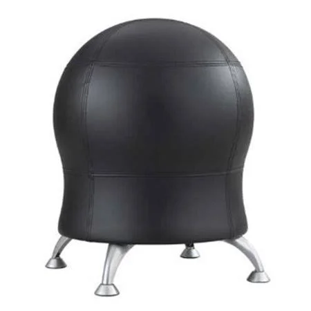 Safco 4751BV Chair - zenergy, ball, bk, Men's, Size: 22.5 Dia x 23 H