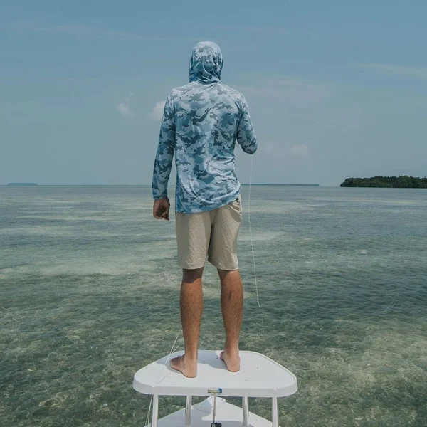 Free Fly Men's Bamboo Lightweight Hoody - Water Camo, 2XL