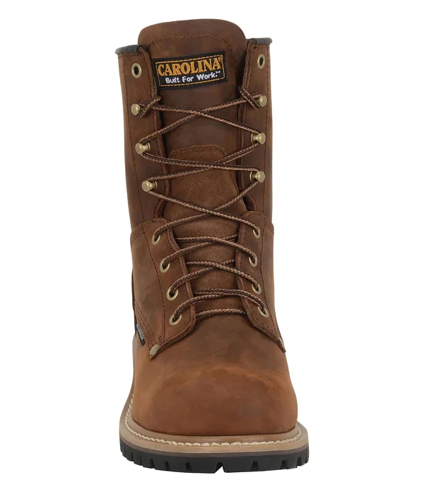 Carolina Men's 8 in. Waterproof Steel Toe Logger Boots