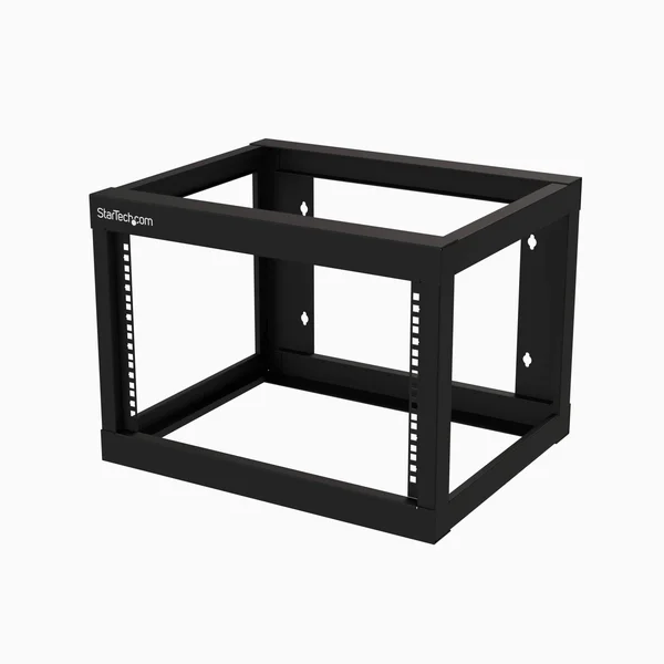 StarTech.com 6U 19x22 Wall Mount Network Rack - 19x22 Deep Open Frame for Server Room AV/Data/Patch Panel/IT/Computer Equipment