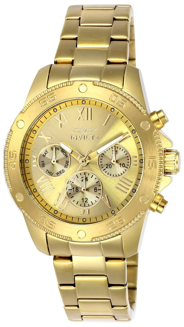 Invicta Women's 21731 &Wildflower& Gold-Tone Stainless Steel Watch