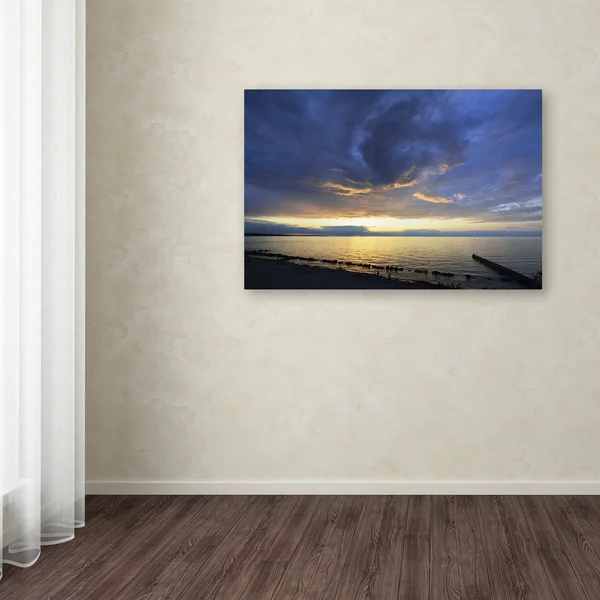 Trademark Global Kurt Shaffer 'Sweeping North Coast Sunset' Canvas Art