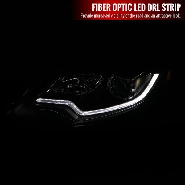Spec-D Tuning 2Lhp-Foc12Jm-Sq-Oz 12-14 Ford Focus Projector Headlights