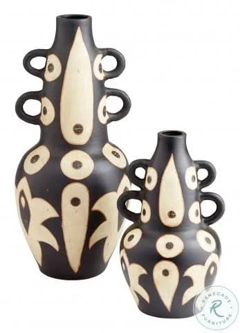 Navajo Vase - Cyan Design 10678