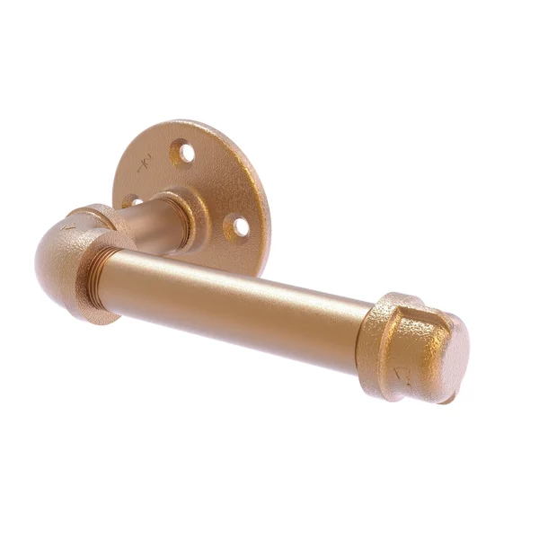 Allied Brass Pipeline Collection European Style Toilet Tissue Holder Brushed Bronze