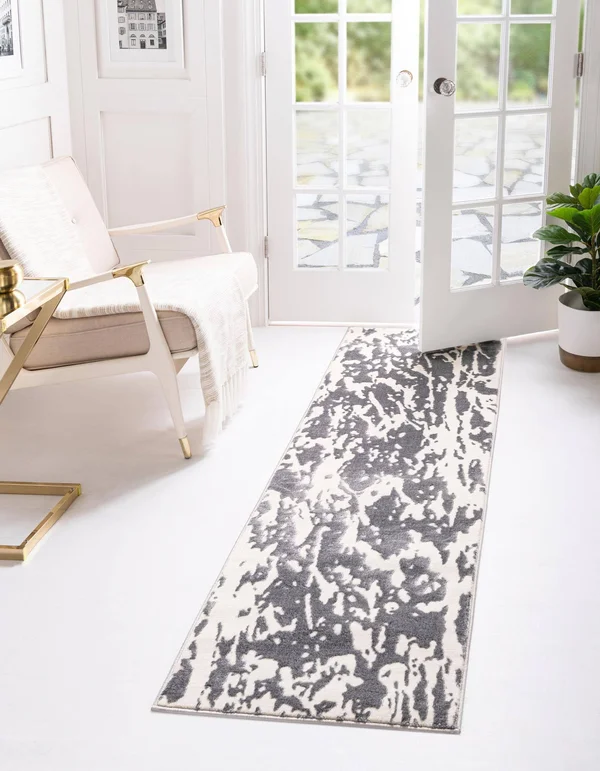 Vince Camuto Mirabella Area Rug - 2' 0 x 6' 0 Runner - Grey