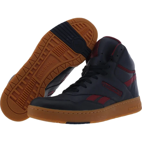 Bb 4600 Mens Fitness Running Basketball Shoes, 4.5, Night Navy/Collegiate Burgundy/ Reebok Rubber Gum