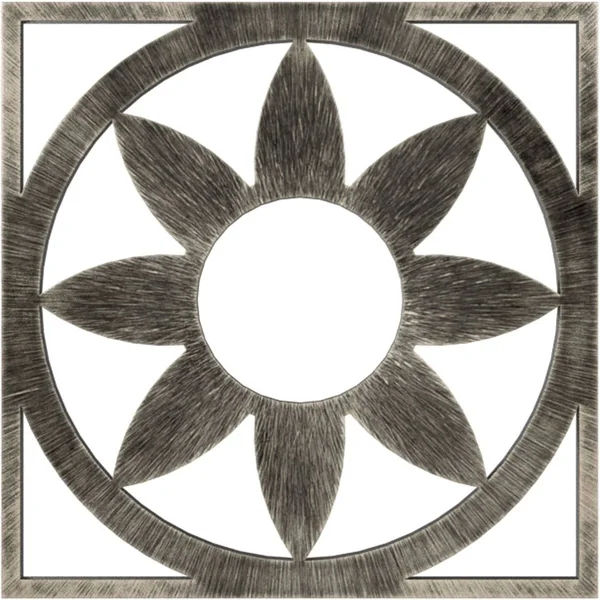 Ekena Millwork CMPP34BLAWS 34x22OD x 11 3/4x22ID x 1x22P Blume Architectural Grade PVC Pierced Ceiling Medallion - Antiqued Warm