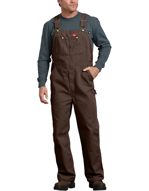 Dickies DB100 Bib Overalls - Rinsed Timber - 44