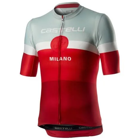 Castelli Milano Short Sleeve Jersey - Men's White - XL