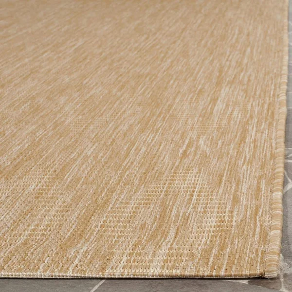 Safavieh Courtyard Natural 2&-3x22 x 12& Indoor/Outdoor Rug