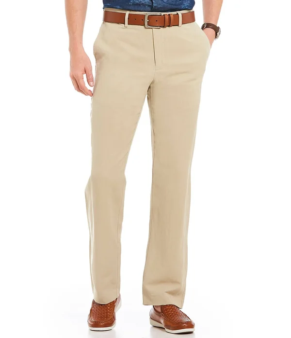 Tommy Bahama Monterey Flat-Front Pants - Dusty Mahogany 30 30