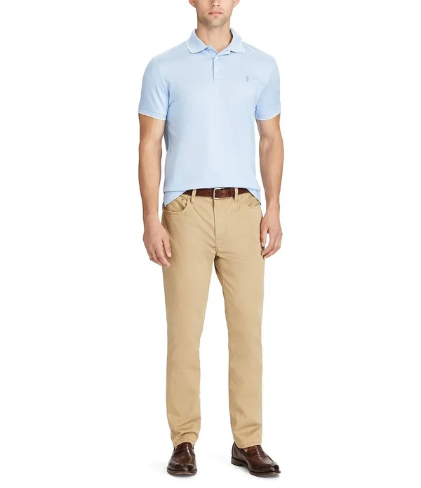 Polo Ralph Lauren Varick Slim-Fit Sateen Stretch Pants - 38 34