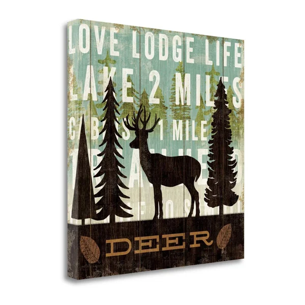 Tangletown Fine Art Simple Living Deer by Michael Mullan