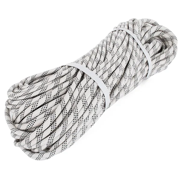 Vevor Durable Static Rope10.5mm 50m Robust Nylon Rope White with Black