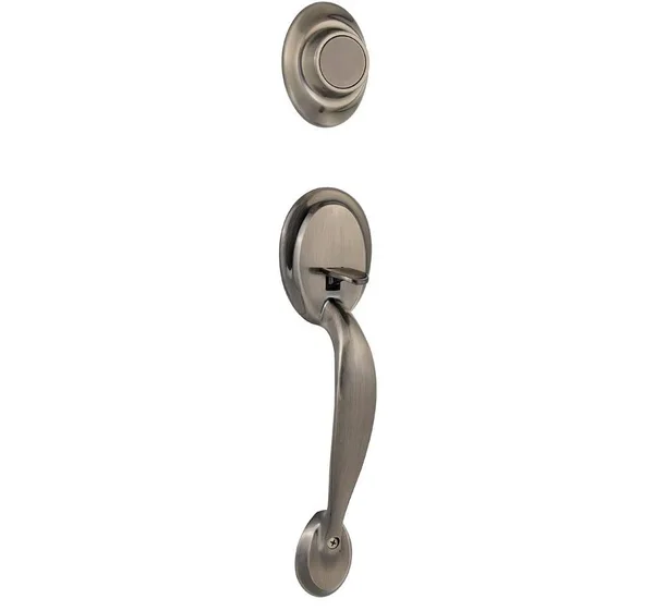 Kwikset 699DALIP-15A Dakota Dummy Exterior Handleset Antique Nickel Finish