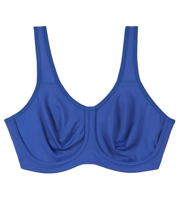Wacoal Simone Underwire Sports Bra - Lilac Gray w/ Zephyr (855170) 40G