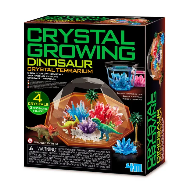 4m 403926 Dino Crystal Terrarium - Mixed Colours