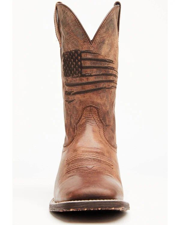 Ariat Men's Circuit Patriot Western Boots - Weathered Tan
