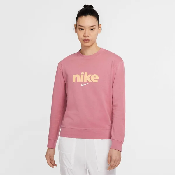 Nike Womens Crew Neck Long Sleeve T-Shirt - Medium, Purple
