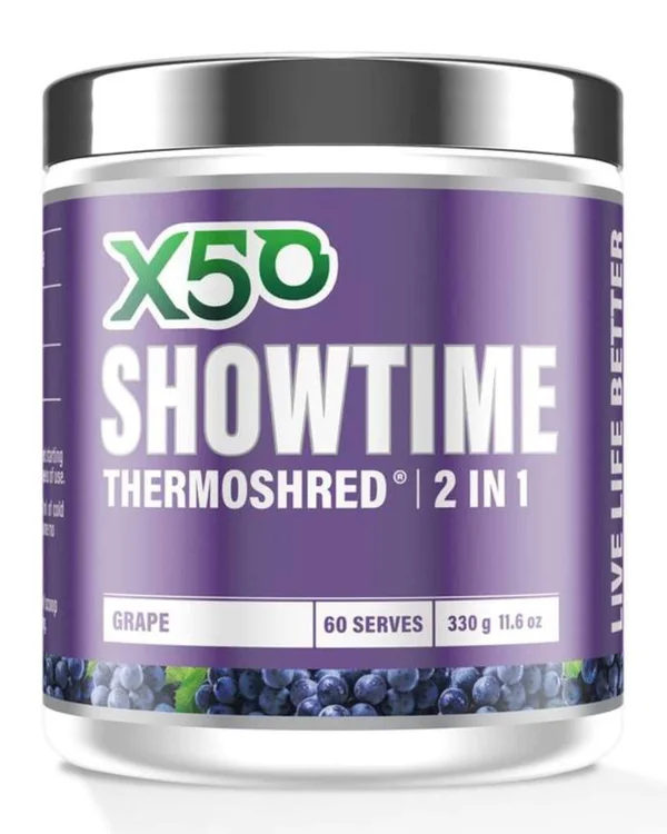 X50 Showtime Thermoshred 60 Serves Pineapple Mango