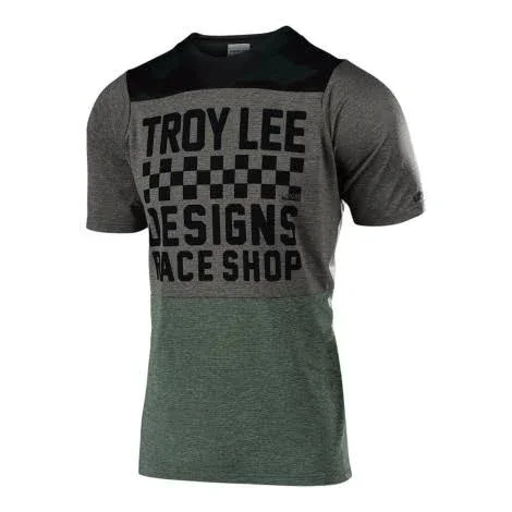 Troy Lee Designs Skyline Checkers SS Jersey Navy/Red, XXL