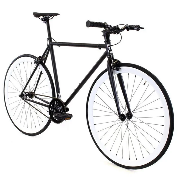 Golden Cycles Domino Black Single Speed Fixie Bike 59 cm