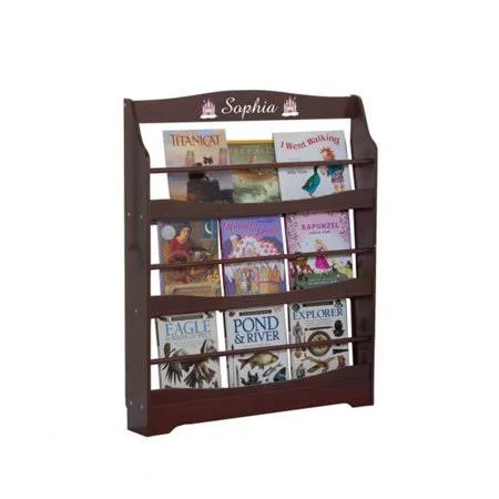 Guidecraft G87307 Expressions Bookrack - Espresso - Size: 33W x 6D x 43H