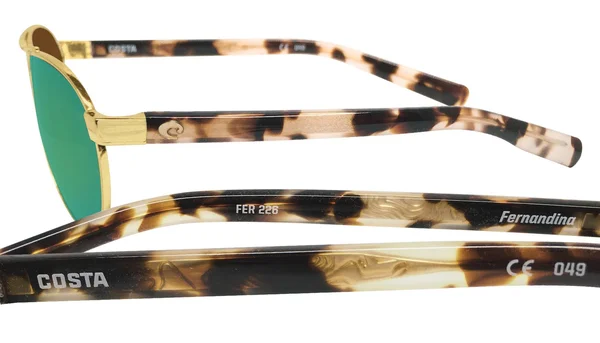 Costa Del Mar Fernandina 580P Sunglasses - Brushed Gold/Green