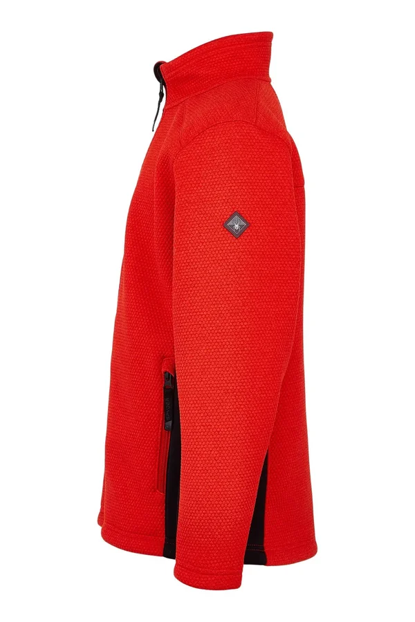 Spyder Encore Full Zip Fleece Jacket Boys Black