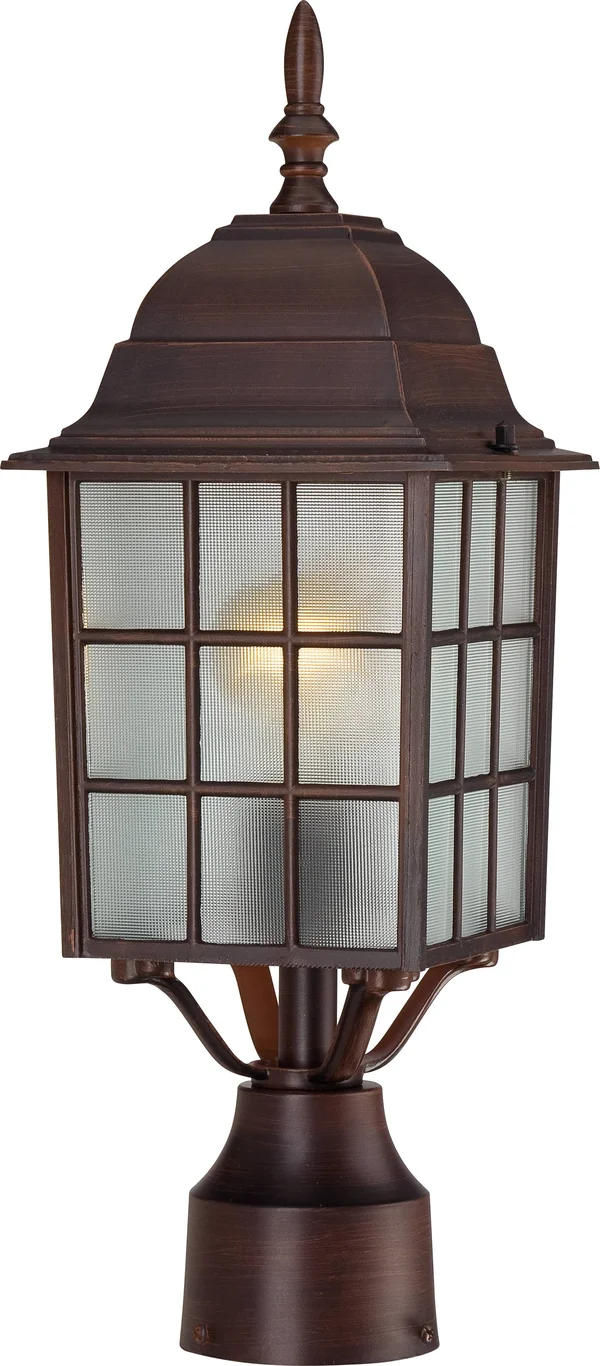 Nuvo 60/4908 Adams Outdoor Post Light in Rustic Bronze