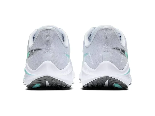 Nike Air Zoom Vomero 14 Football Grey/White Women's Running Shoes, Size: 6