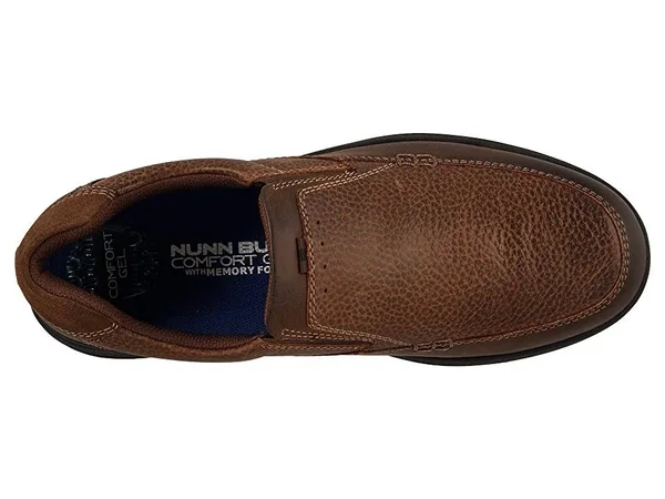 Nunn Bush Cam Men's Moc Toe Casual Slip on Shoes, Size: 15 Wide, Brown