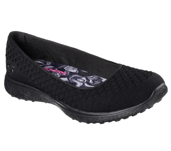 Skechers Sport Women's Microburst One Up Fashion Sneaker - Black