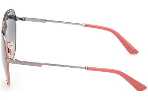 Guess GU7783 Sunglasses - 08b Shiny Gunmetal, Gradient Smoke
