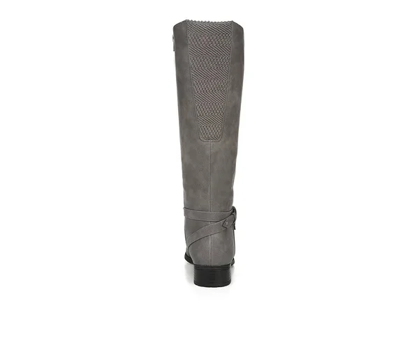 LifeStride Xtrovert Women's Riding Boots, Size: 7 Wide, Grey
