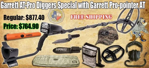 Garrett AT Pro Diggers Special with Garrett Pro-pointer