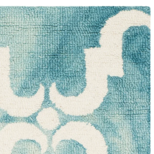 Safavieh Dip Dye DDY536N Navy, Ivory Rug 9&X 12& Rectangle
