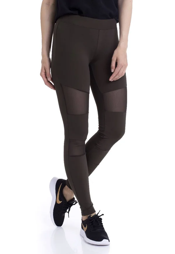 Urban Classics - Tech Mesh DarkOlive - Leggings