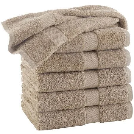 Martex Commercial Hand Towel Set - Khaki - 12 pack