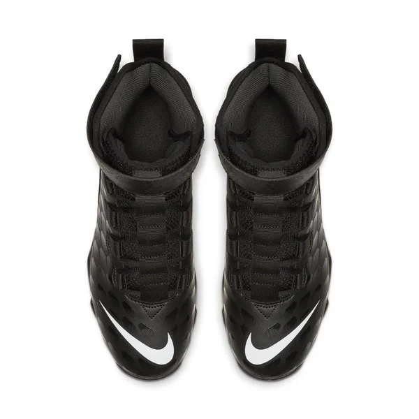 Nike Force Savage Shark 2 (Wide) Black/White Men's Football Cleat 8