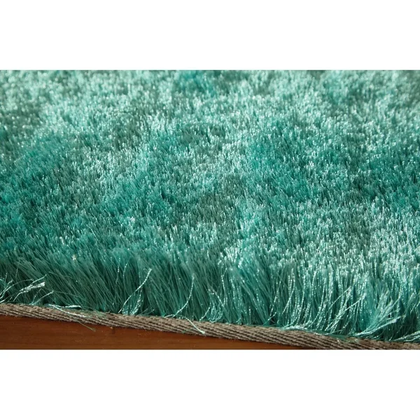 Momeni Luster Shag Carbon Rug - 4& Round