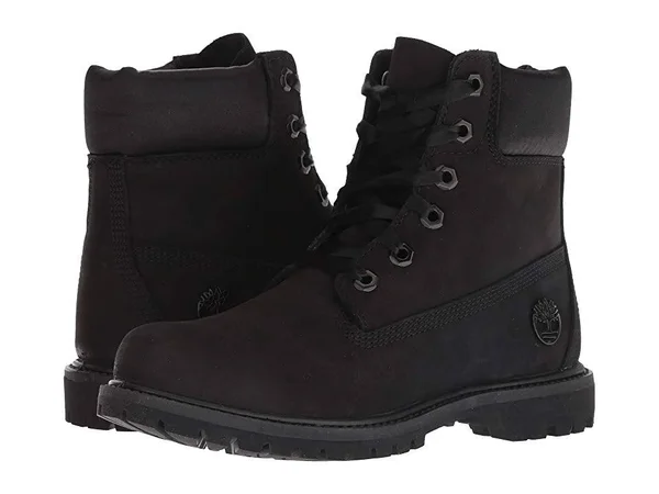Timberland Women 6 inch Premium Waterproof Boots Black 8