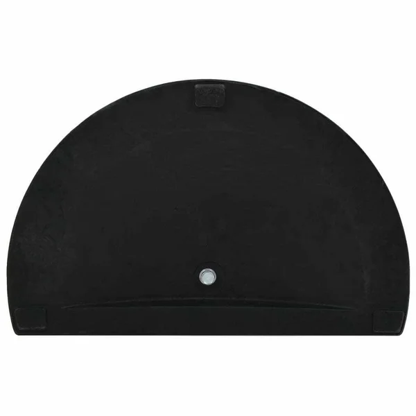 vidaXL Parasol Base Half Round Polyresin 19.8 lbs Black, 45198