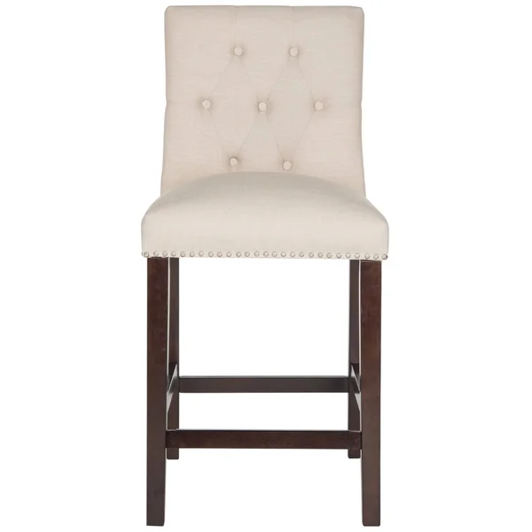 Safavieh Norah Beige Counter Stool (Set of 2)